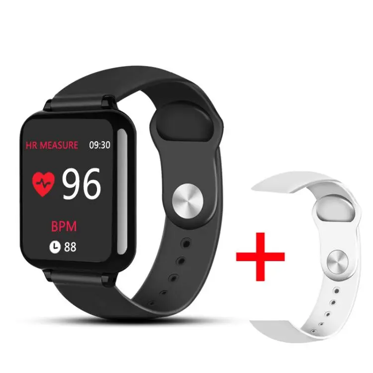 b add 1 white strap B57 Смарт часы IP67 водонепроницаемый спортивная модель трекер Smartwatch монитор сердечного ритма функции кровяного давления для женщин мужчин детей - Цвет: b add 1 white strap