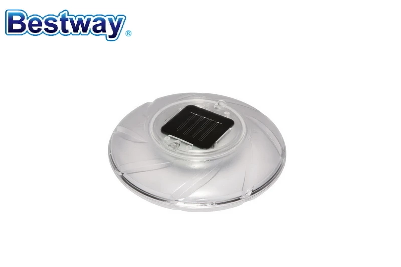58111 Bestway 4 шт. плавающая лампа на солнечной батарее многоцветный светодиодный