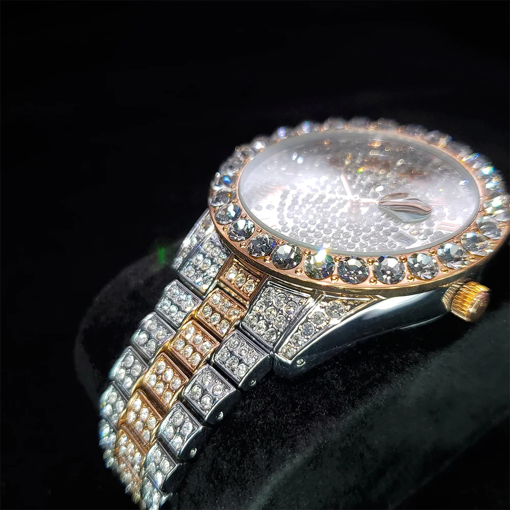 Часы MISSFOX Мужские кварцевые в стиле хип-хоп роскошные брендовые наручные со