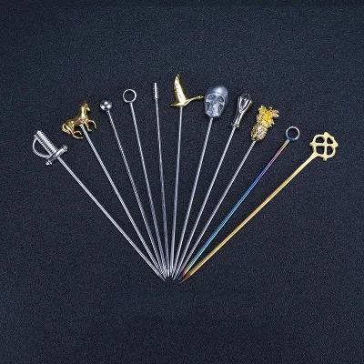 Нержавеющая сталь коктейльное Палочки палочки для размешивания напитков