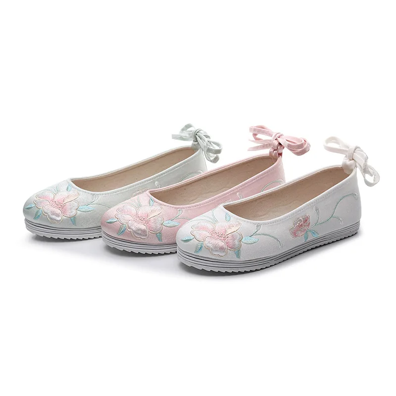 

shoes breathable women's shoes summer antique cloth shoes thousand layer sole inner heightening and cocking shoes