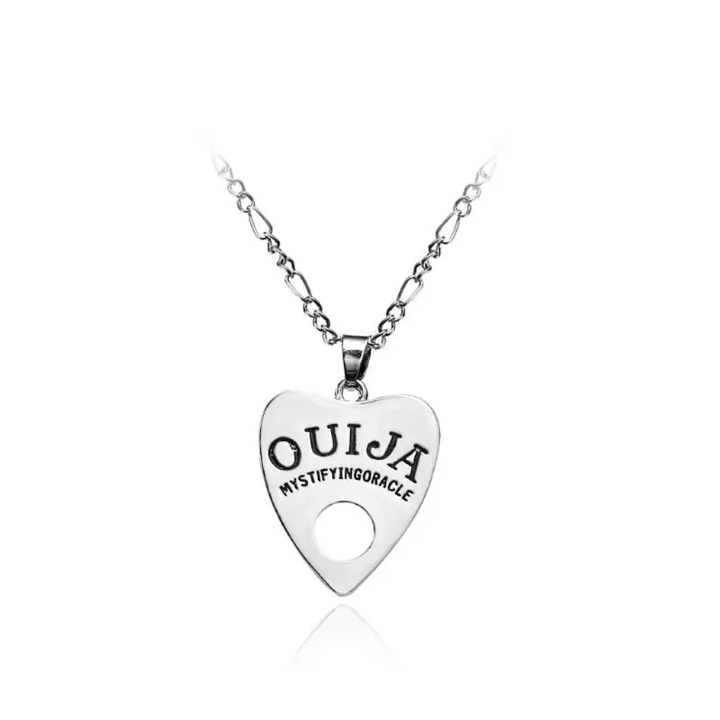 Готическое ожерелье Ouija Planchette Satanic Witch подарок на Хэллоуин ювелирные изделия |