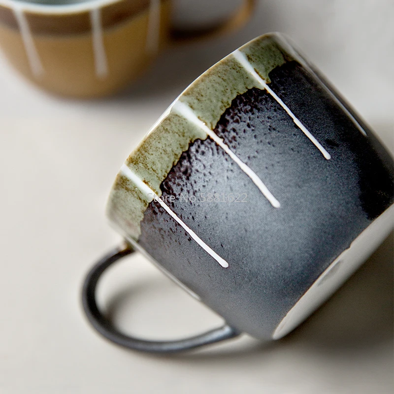 Креативный японский стиль и простое снижение пламени печи к керамической кружке