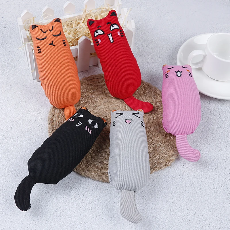 1 шт. игрушки для жевания кошек милая Подушка Интерактивная домашних животных