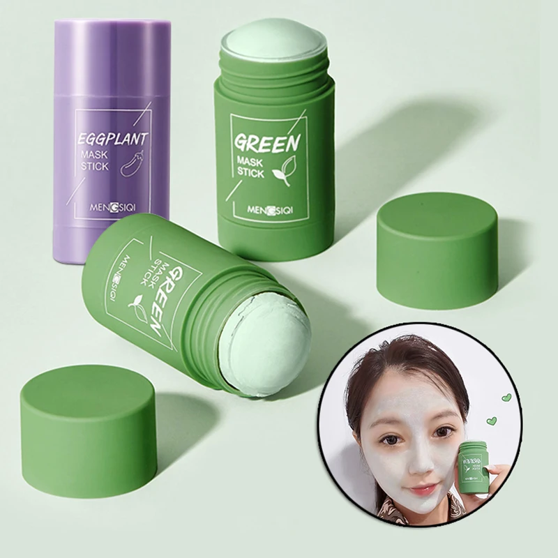 Poreless глубокого очищения палочка для маски Зелёный чай Баклажан масло Управление