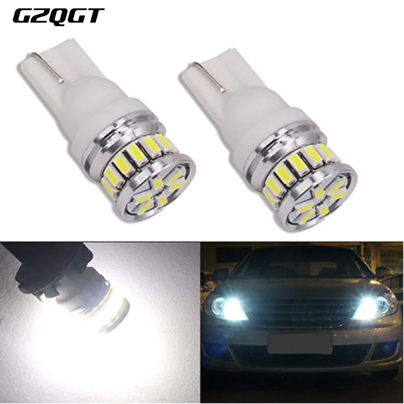 1 шт. w5w led T10 Светодиодные лампы Canbus 18SMD 3014 для автомобильных парковочных позиций