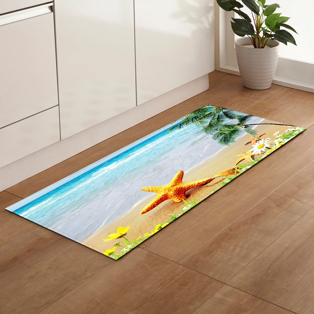 

Long Kitchen Anti-slip Mat Bath Carpet Floor Mat Home Entrance Doormat Living Room Stone Floor Mats Kitchen Rug Bedroom
