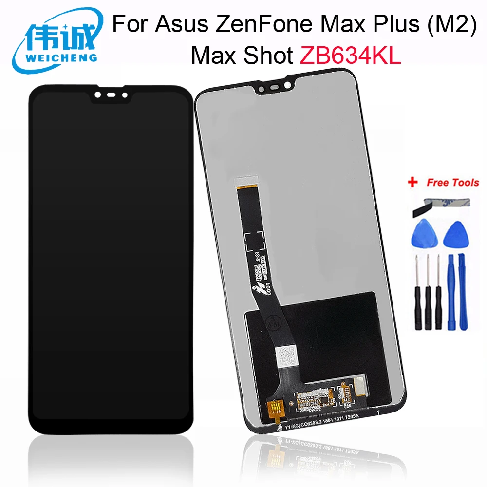 ЖК дисплей для Asus Zenfone Max Shot ZB634KL сенсорный экран с дигитайзером в сборе замена Plus