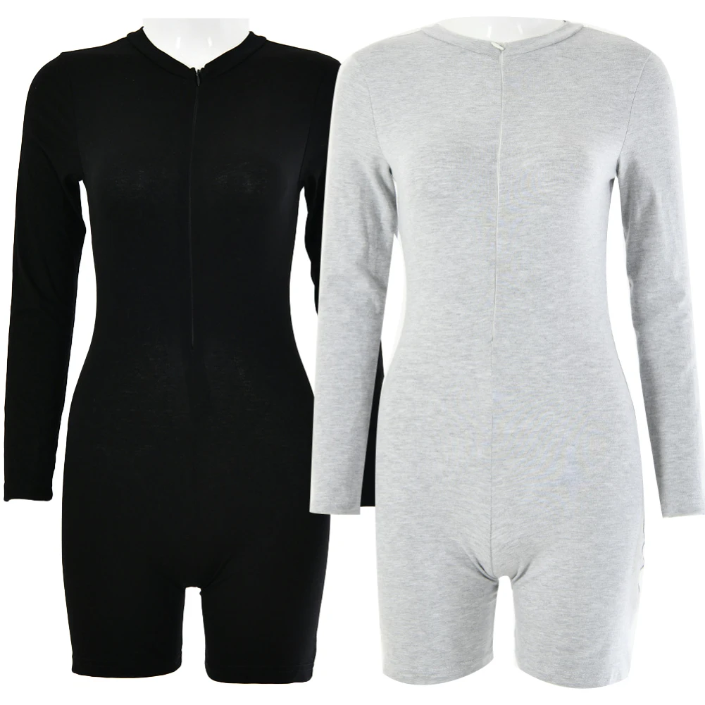 Новинка 2020 спортивные костюмы женское облегающее боди с круглым вырезом и