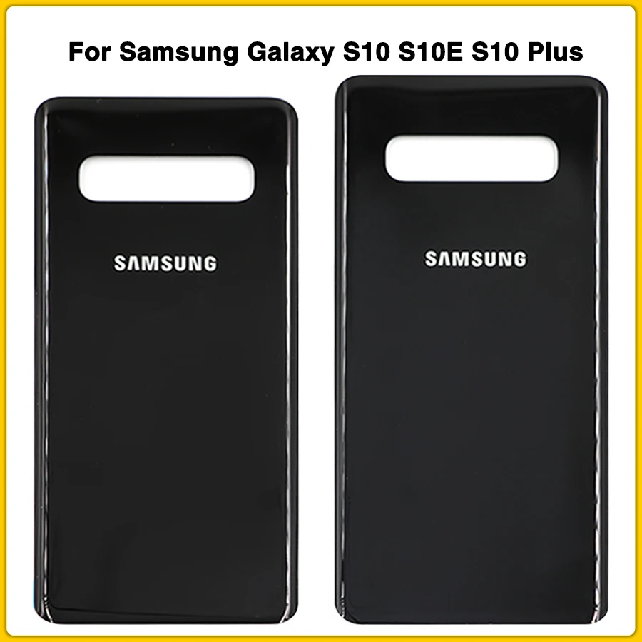 10 шт в упаковке, новая S10 чехол для задней части телефона для samsung Galaxy S10 S10E S10 плюс G973 G973F G975 G975F Батарея задняя панель чехол для задней панели