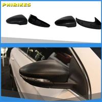 1 pair rearview mirror cover side wing rear view mirror case covers for vw golf mk7 7 5 gtd r gti mk6 6 polo 6r scirocco passat