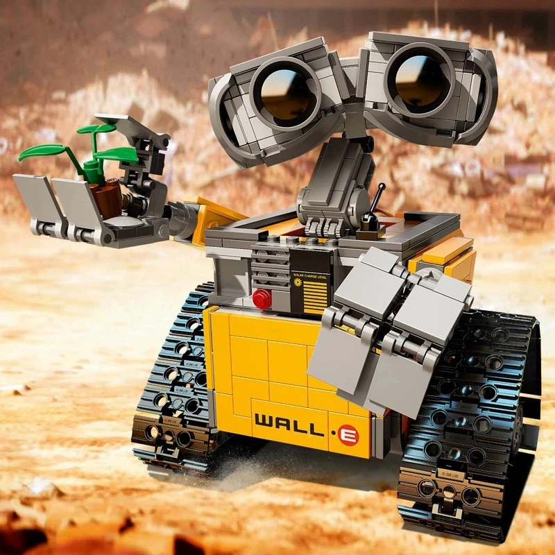 

687 Pcs WALL E The Robot Disney Building Blocks Idea electic Figures Model Compatible Lepining DIY Educational Toys For Children