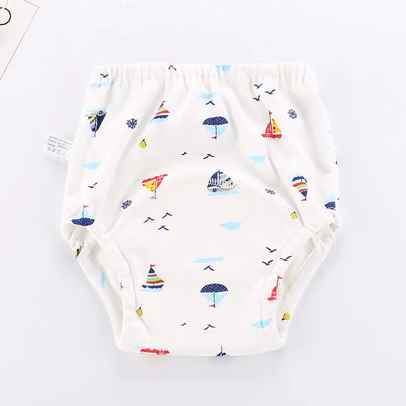 

5pcs/lot Baby Cotton Waterproof Training Pants Baby Cloth Reusable Washable Diapers Nappy Infant Shorts Underwear