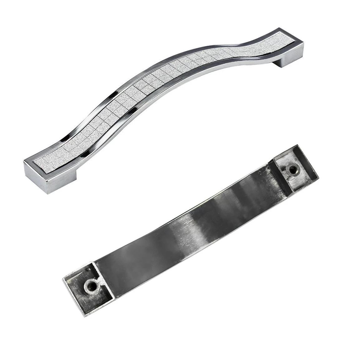 

Hot 10 x Crystal Furniture Handle Bar Grip Handle Kitchen Cabinet Drawer Door Handles Silver 128mm