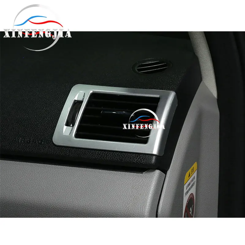 

For Mercedes-Benz C Class W204 08-11 2* Chrome Car Interior Front Center Console Side Air Condition AC Vent Outlet Trim Cover