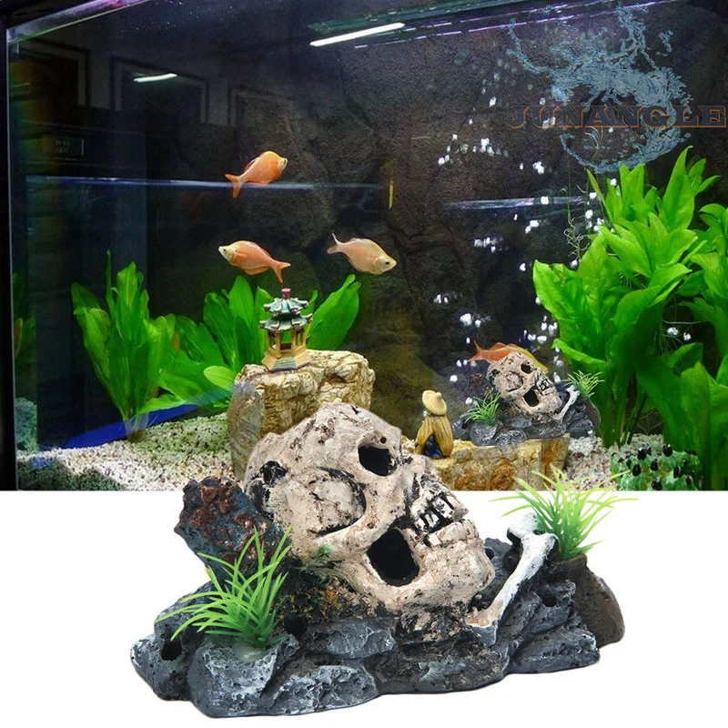 

Fish Tank Decoration Skull Reptile Lizard Snake Spider Scorpion Cave Crawler Box Landscape Decorationx Aquarium Decoration