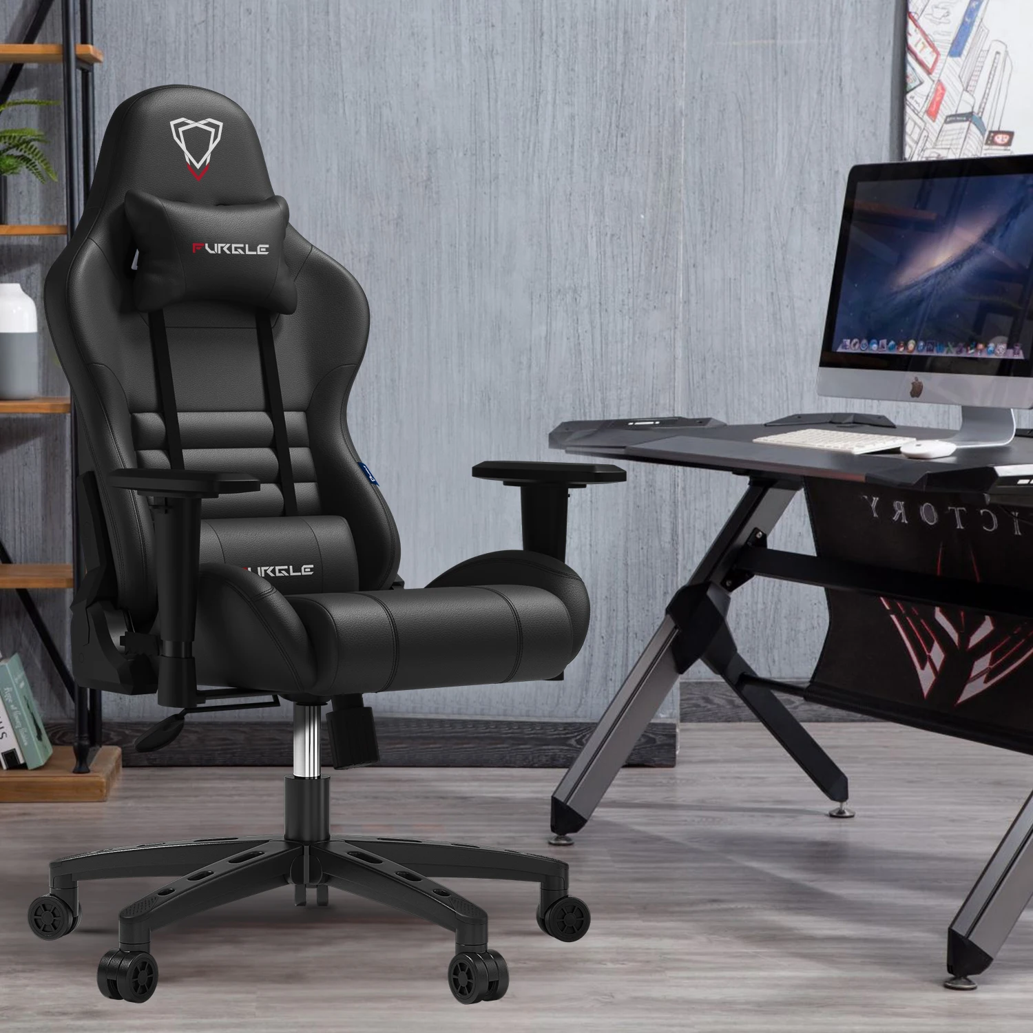 Furgle офисное кресло вращающееся игровое Кресло компьютерное с высокой спинкой