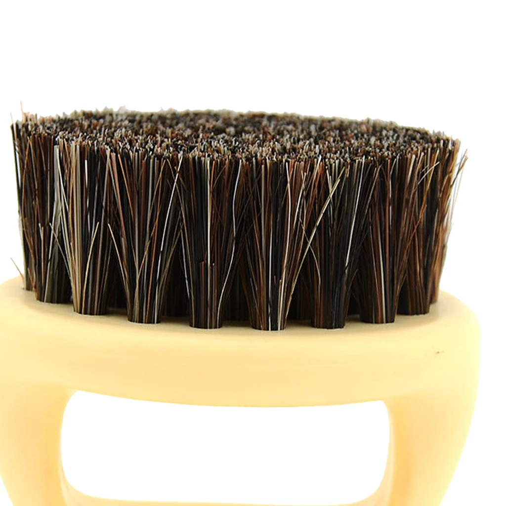 Щетка для бороды с нейлоновой щетиной укладки и придания формы мужским