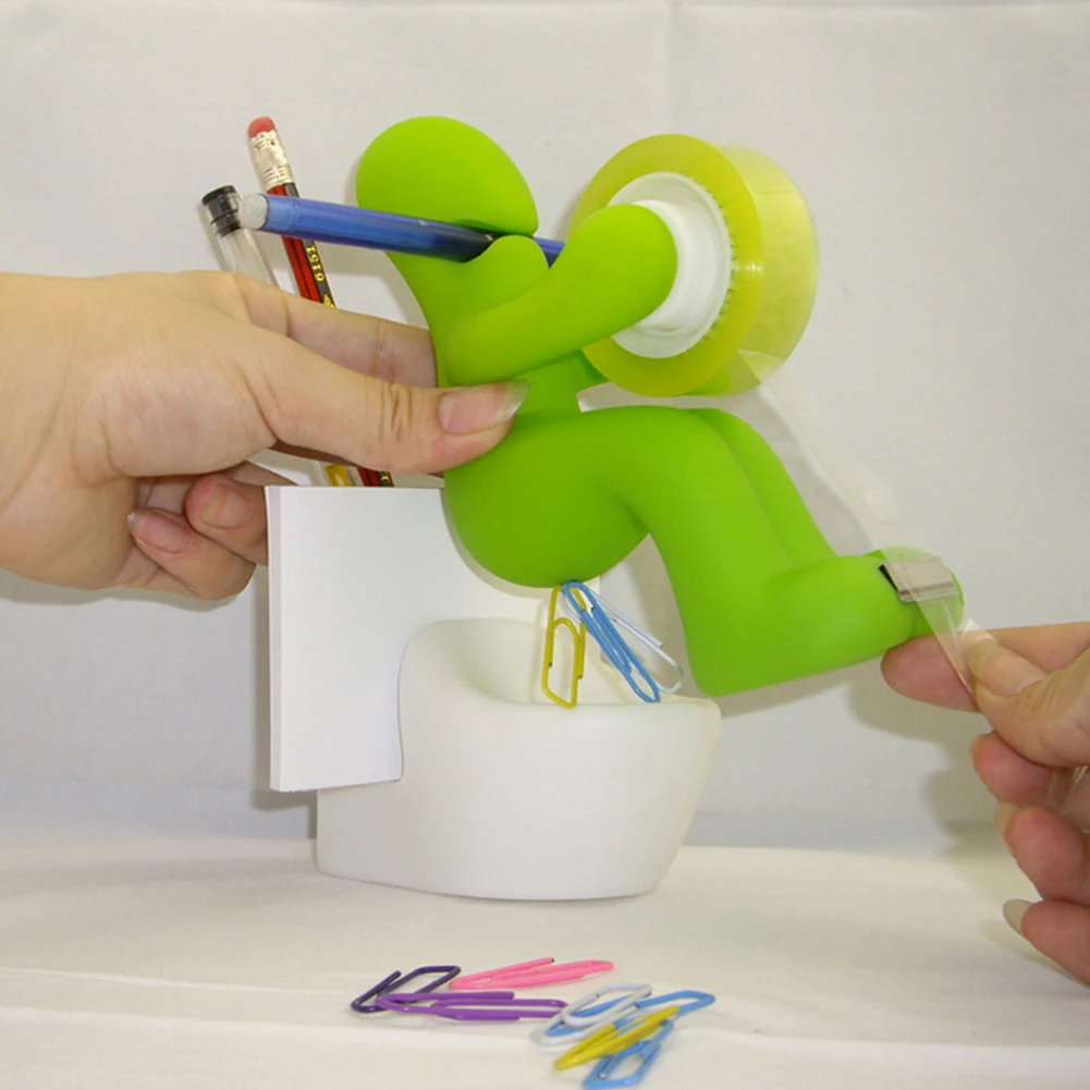 

Pen Storage Cutter Home Office Students Multifunctional Butt Station Tape Dispenser School Stationery Desktop Memo Holder Gift