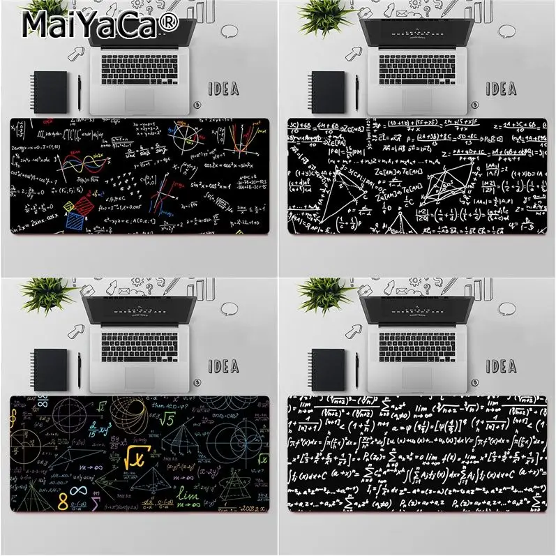 

Maiya High Quality Geometric Math formula Rubber Mouse Durable Desktop Mousepad Rubber Computer Gaming mousepad