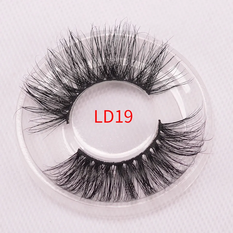 

False Eyelashes 25mm Mink Lashes Dramatic Thick Full Strip 5D Mink Lashes Long 100% Cruelty Free Mink Eyelash Extension Makeup