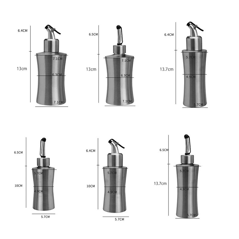 Практичная Герметичная Бутылка для масла из нержавеющей стали уксуса соевого