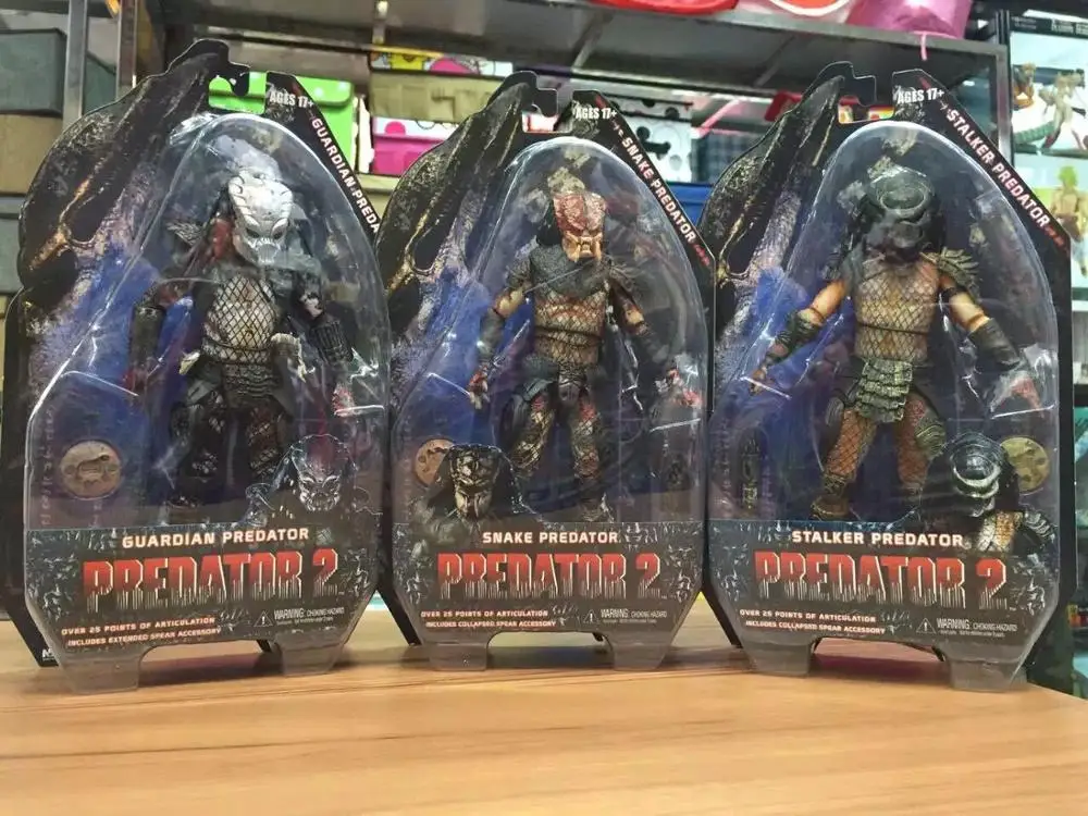 

Predator Figure Neca Predator 2 Guardian Snake Stalker Predator Neca Alien Figure PVC Action Figures Collectible Model Toys