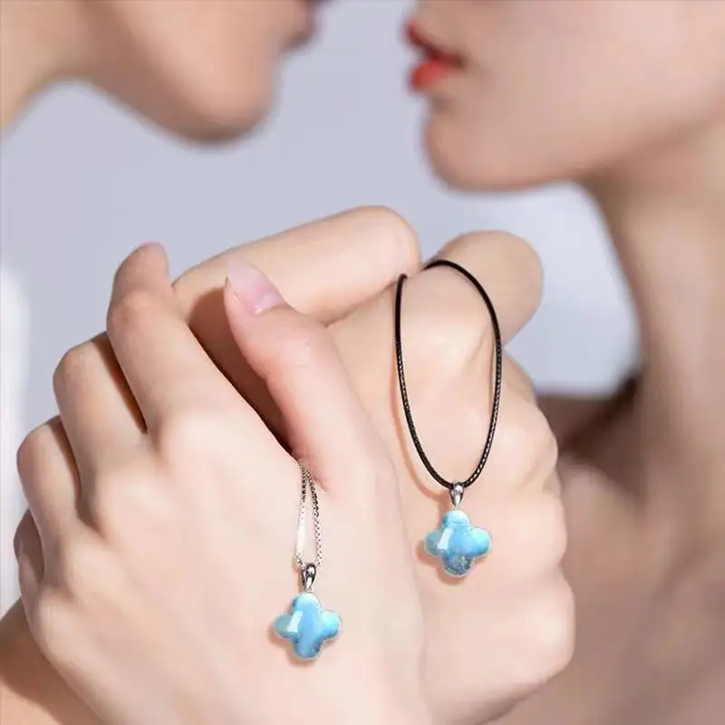 

2021 natural crystal moonstone gem pendant necklace healing crystal girl gift