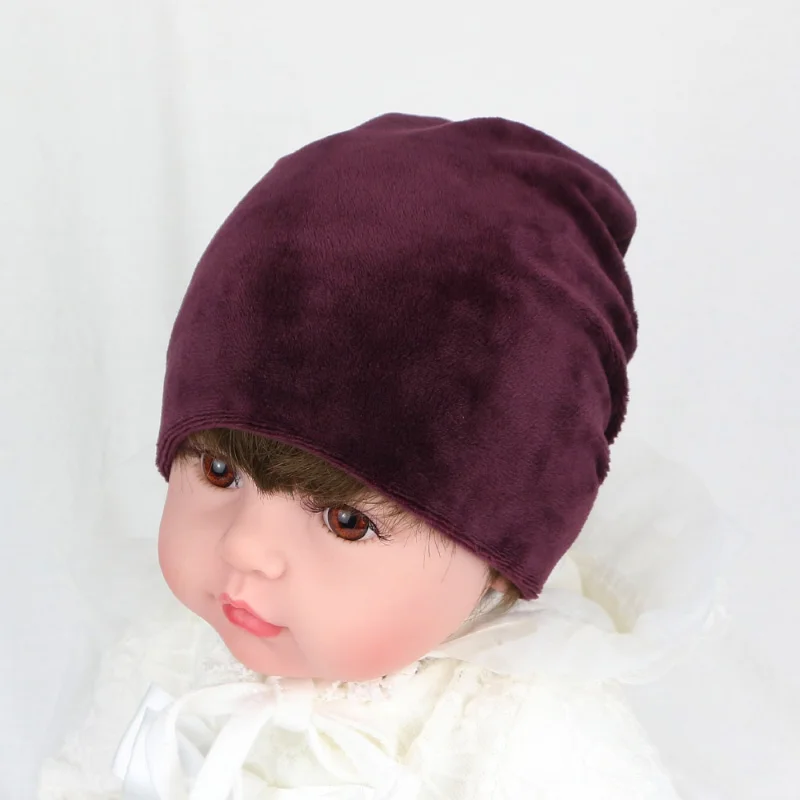 Sunlikeyou осенне-зимние толстые теплые бархатные детские вязаные шапки шапка мягкий