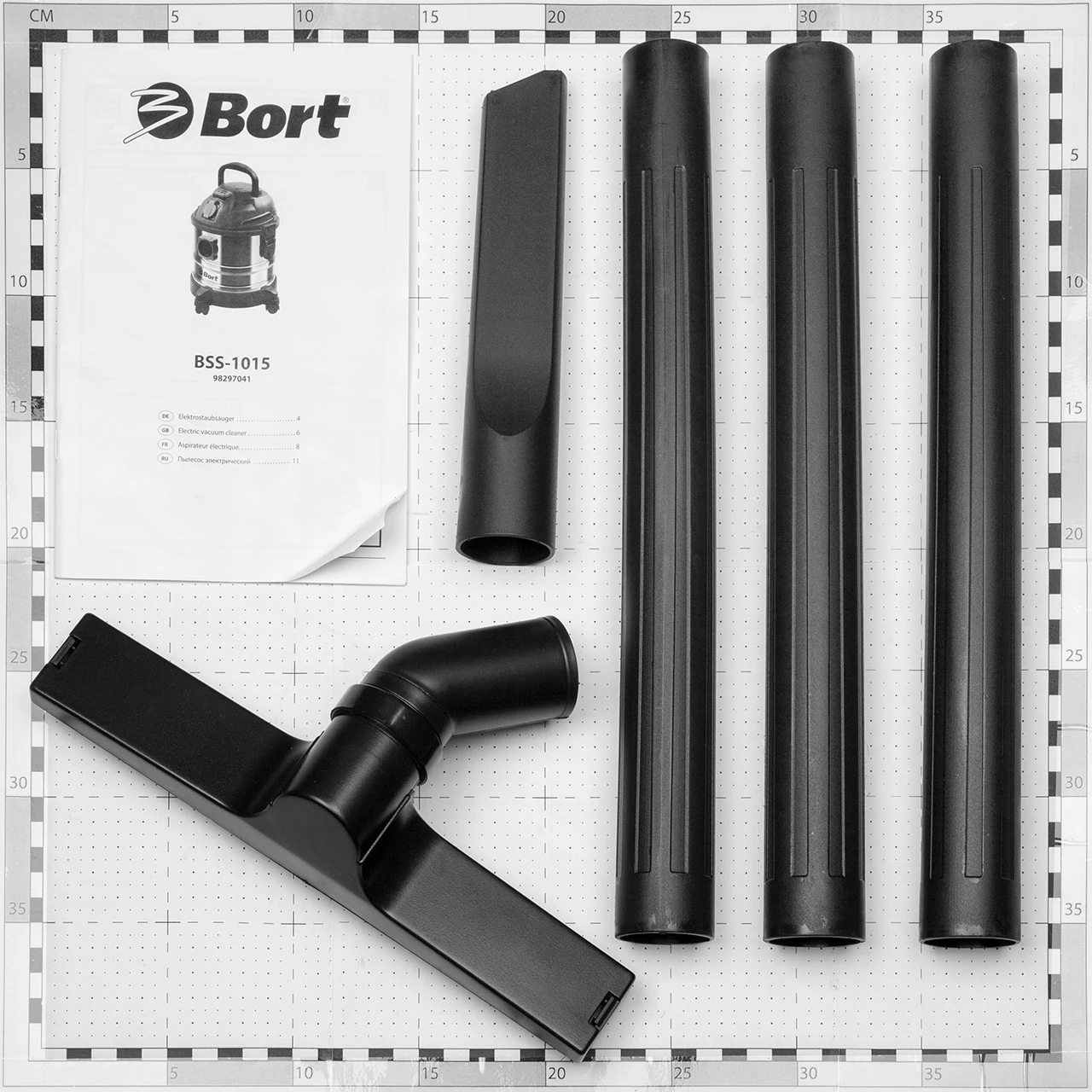 Пылесос универсальный Bort BSS 1015 (вместимость пылесборника 15л. для сухой и влажной