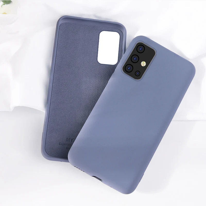 For Samsung Galaxy S20 Plus Ultra Case Liquid Silicone Solid color Soft silicone Cover Coques |