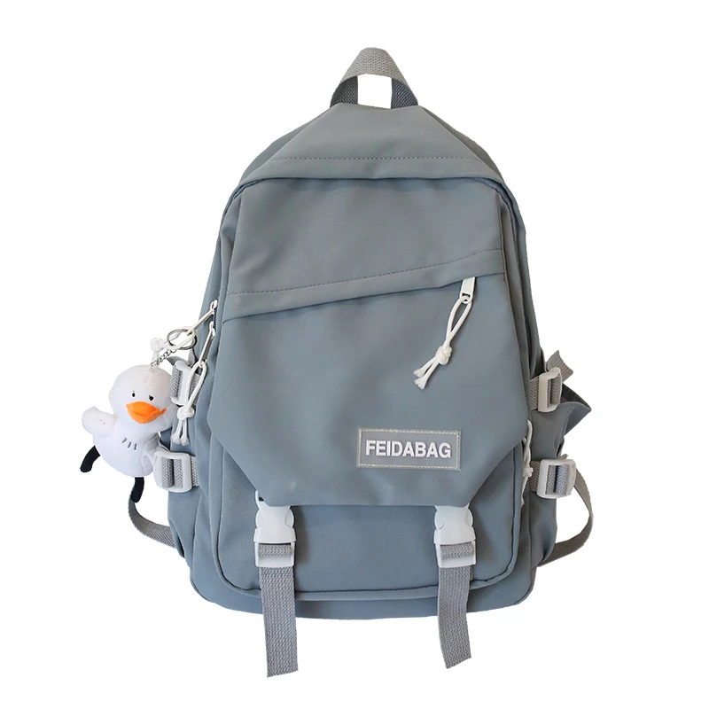 

Large Capacity Women's Backpack Female Waterproof School Bags for Teenage Girls Korean Harajuku Junior High School Backpack Ins