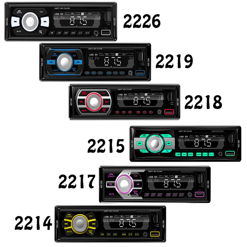 Универсальный USB LCD MP3 стерео радио музыкальный плеер для автомобиля 1din Auto AUX-IN Hand