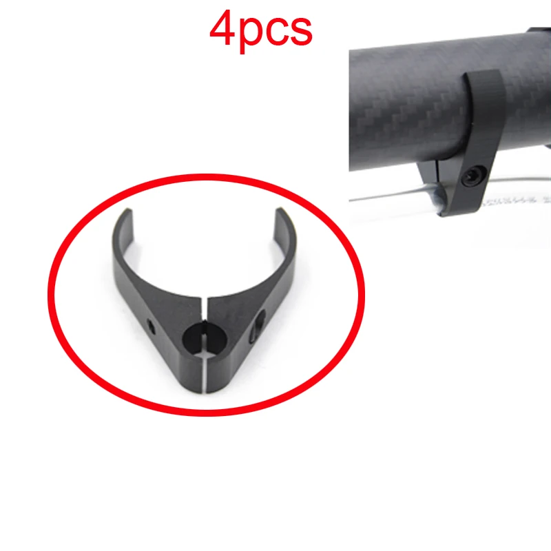 

4PCS 8mm Water Pipe Clamp 20mm 25mm 30mm 40mm Carbon Tube Clip Fixed Connector Joint Fixing Fastener for RC Plant Protection UAV