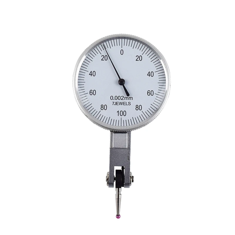 

High Precision 0-0.2mm 0.002mm Stainless Steel Dial Test IndicatorJewelled Bearing Dial Gauge Indicator Measuring Tools