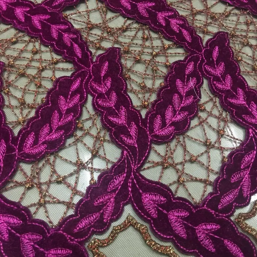 Высокое качество африканская DIY цветочная кружевная ткань нигерийские вышитые