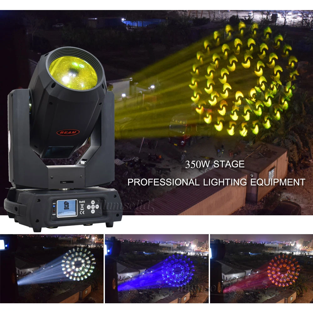 Сценическое освещение движущийся головной свет точечный луч DMX призматический