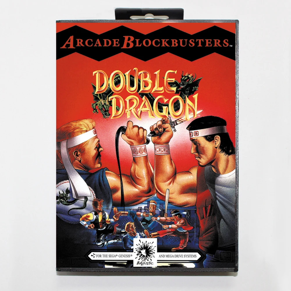 

Игровая карта с двойным драконом 16 бит MD для Sega Mega Drive/ Genesis в розничной упаковке