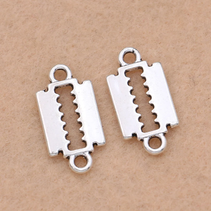 10 шт. тибетские посеребренные Очаровательные Подвески с лезвием для