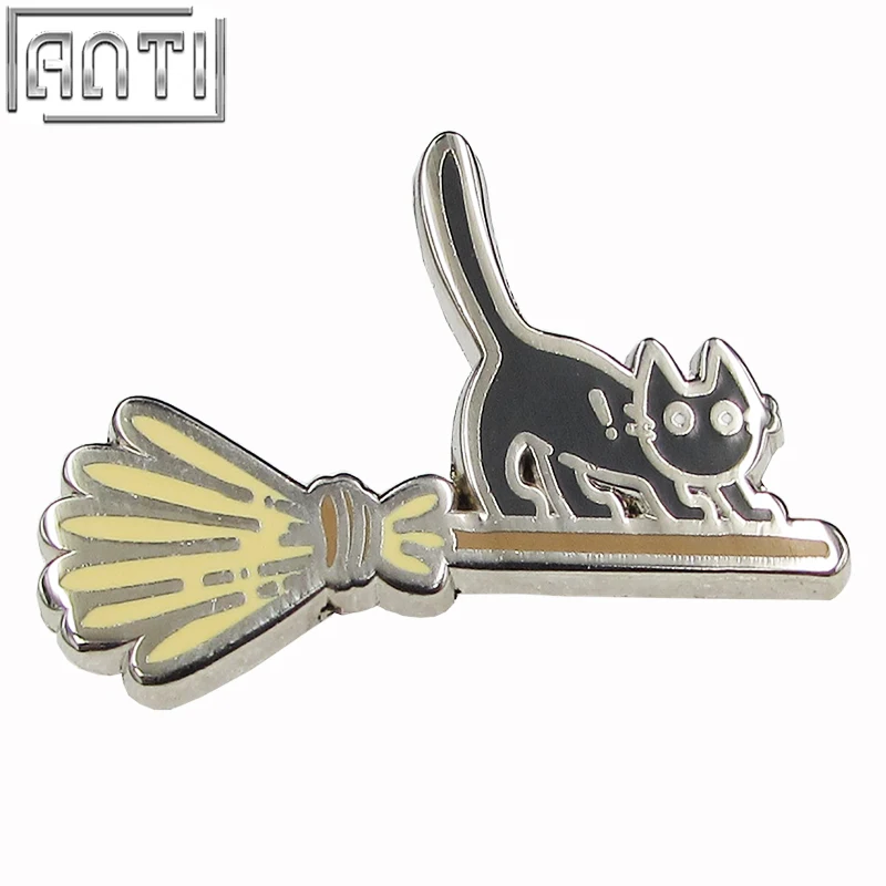 Изготовленный На Заказ твердым эмалиевым покрытием Милый рисунок из мультика