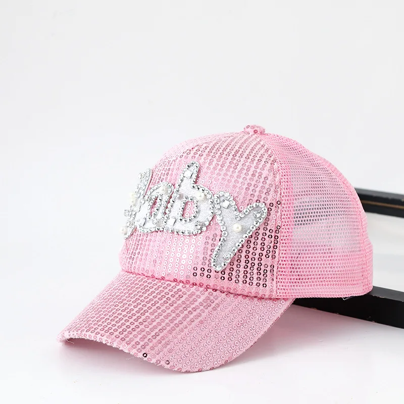 Детские стильные шляпы для папы Черная бейсбольная Регулируемая Кепка в стиле