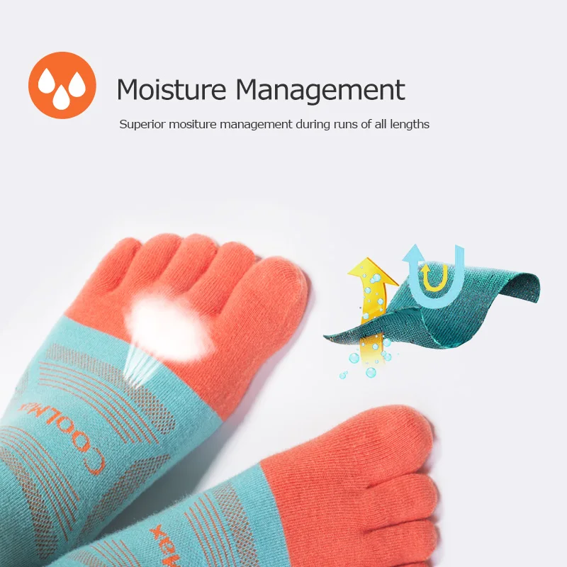

3 Pairs 1 lot AONIJIE E4801 Ultra Run Low Cut Athletic Five Toe Socks Quarter Socks Toesocks For Running Marathon Race Trail