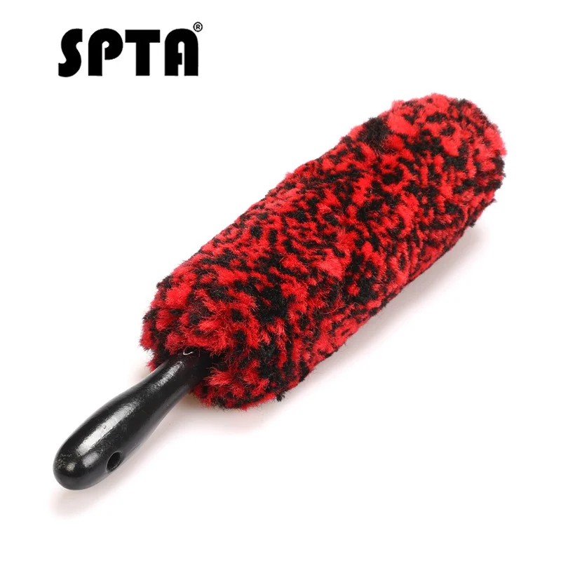 1pc Wheel Brush 2 SPTA Ступица колеса для автомобиля Чистящая Щетка гибкая 3 шт. с длинной ручкой Премиум Шерсть автомобильные щетки для чистки обода мягкое волокно Чистка шин щетка новая - Цвет: 1pc Wheel Brush 2