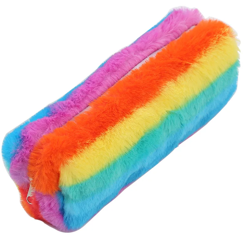 

cute Plush pencil case canvas kawaii school estuche para lpices for girls trousse scolaire cartuchera para lapices astuccio