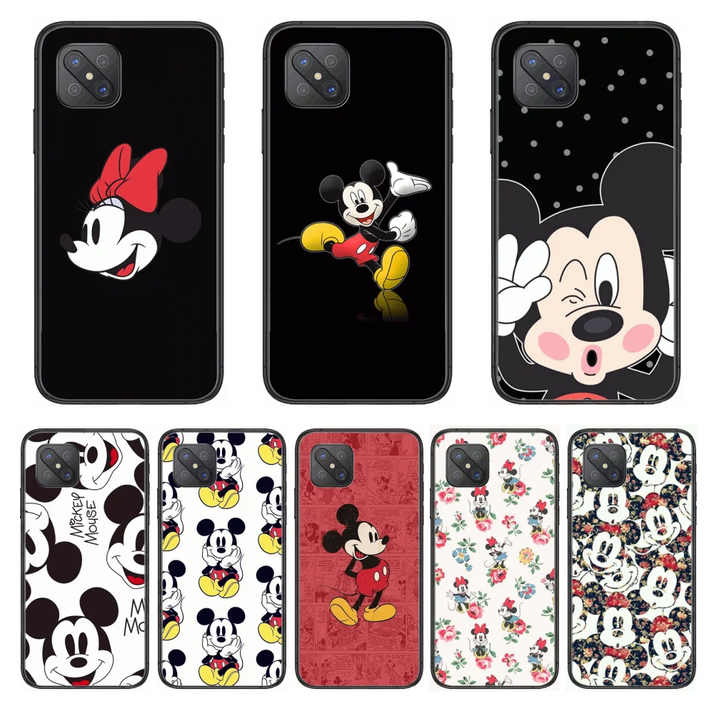 Модный чехол для телефона с изображением Микки OPPO A91 9 83 79 92s 5 F9 A7X Reno2 Realme6pro черный