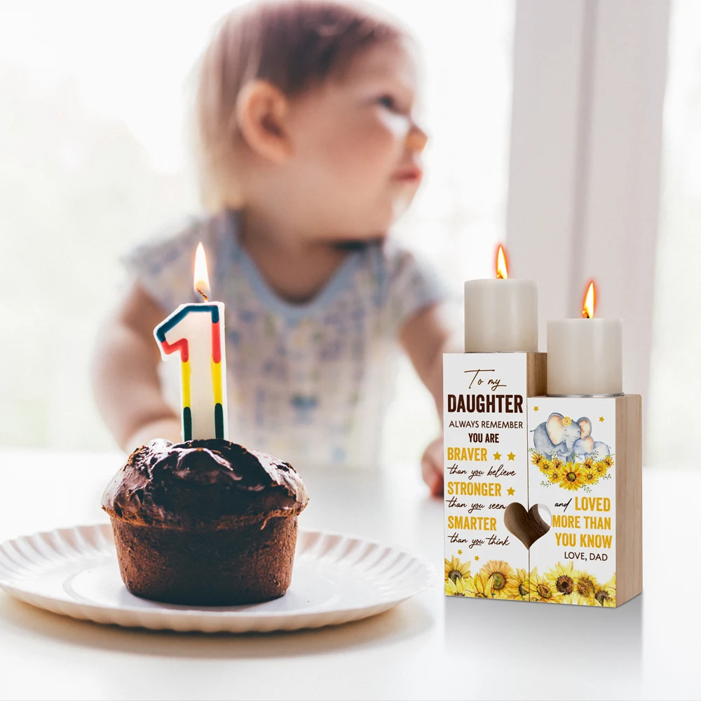 

DIY Candle Holder Rod Wax Candelabrum Handmade European Vintage Wood Romantic Dinner Decoration For Home Wedding Restaurant