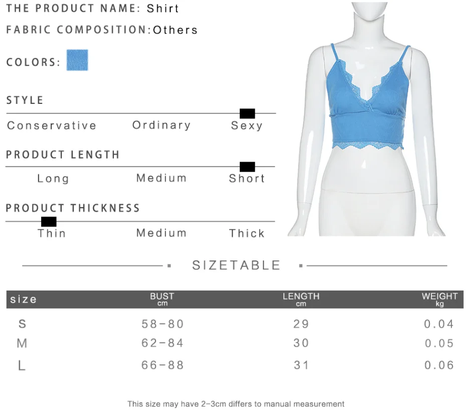 

Blue Sweet Sexy Lace Camisole Women Elegant Simple Tank Tops 2020 Summer Crop Top Shorts Vest Hot Ladies Club Party Wear Mujer