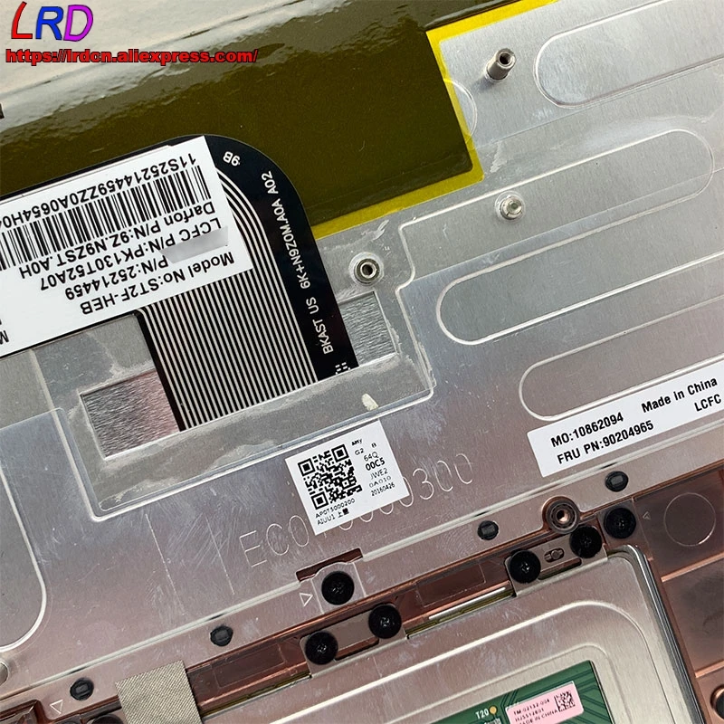 Новая Оригинальная C Крышка верхняя часть корпуса с клавиатурой иврит Израиль и