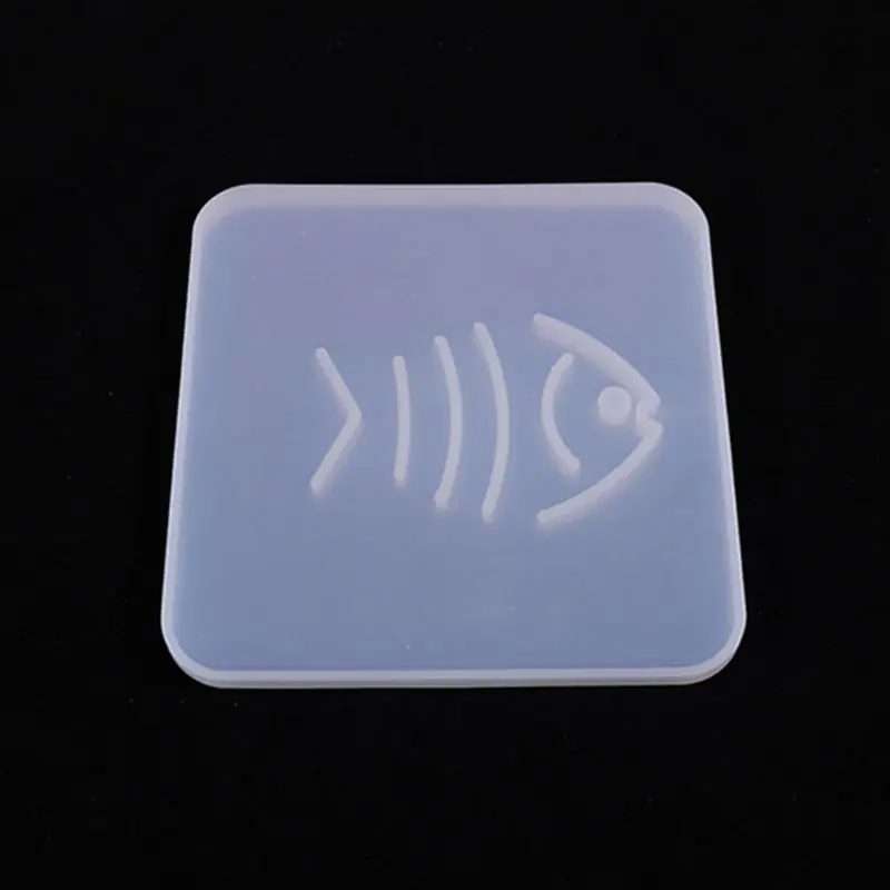 

Crystal Epoxy Resin Mold Coaster Cup Mat Casting Silicone Mould DIY Making Tool X4YA