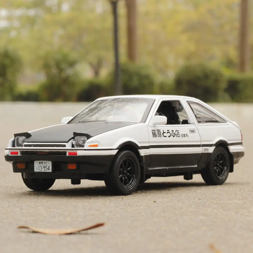 LeadingStar 1:32 имитировать сплав AE86 автомобилей Вытяните назад светильник звук